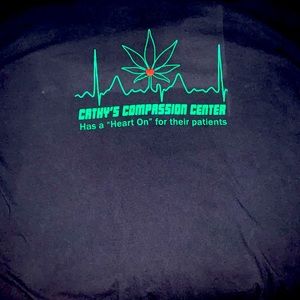 Black weed dispo shirt